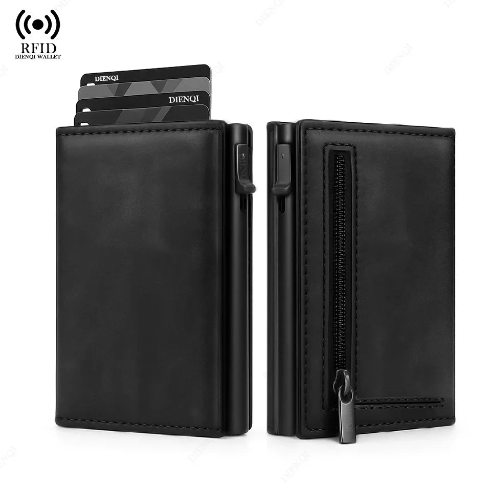Azor RFID Credit Card Holder Wallet Mens Bank Cardholder
