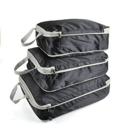 Azor Travel Storage Bag Compressible Packing Cubes Foldable
