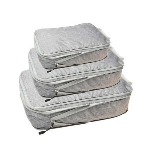 Azor Travel Storage Bag Compressible Packing Cubes Foldable