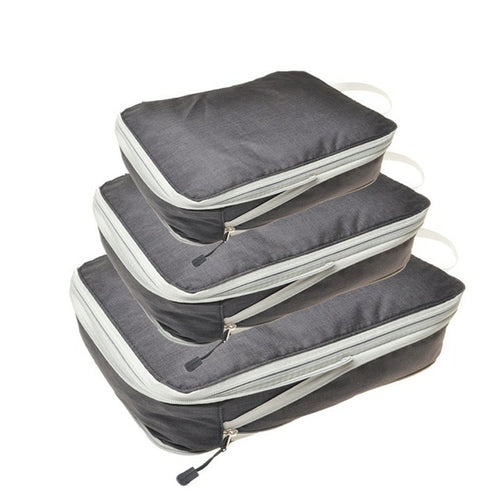Azor Travel Storage Bag Compressible Packing Cubes Foldable