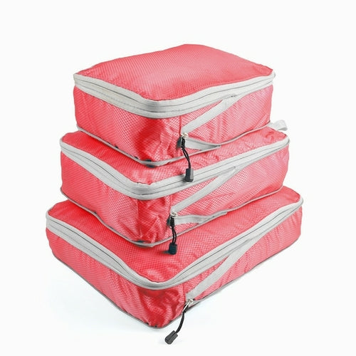 Azor Travel Storage Bag Compressible Packing Cubes Foldable