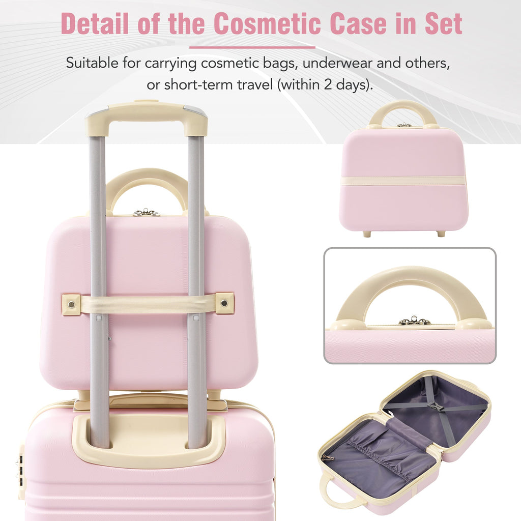 Azor Blue ABS Luggage Set, Travel Organisation System, TSA Lock