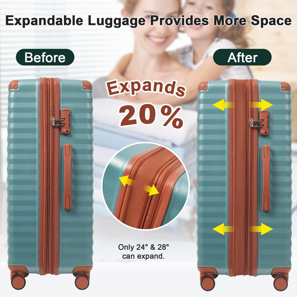 Azor 5-Piece Hardshell Carry-On Set, Complete System, Spinner Wheels