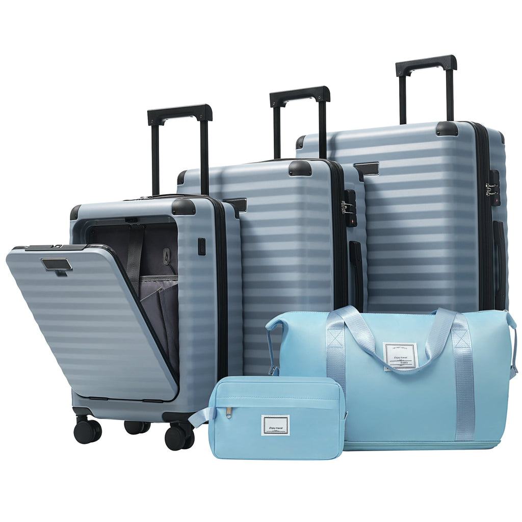 Azor 5-Piece Hardshell Carry-On Set, Complete System, Spinner Wheels