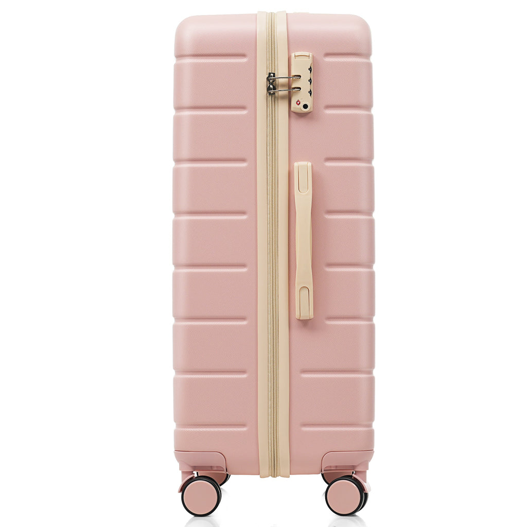 Azor Blue PC Luggage Set, Lightweight Travel Trio, TSA Lock