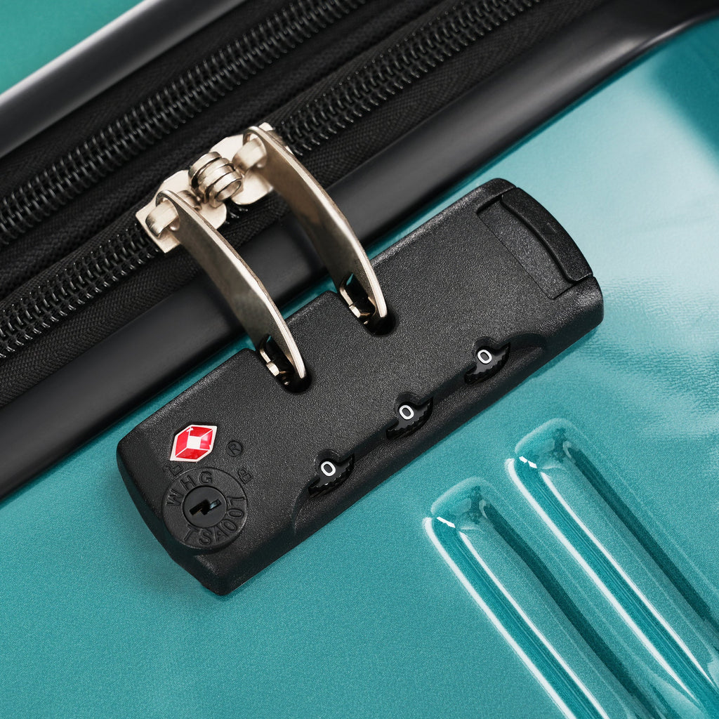 Azor 3-Piece PC Hardshell Set, Premium Travel Trio, TSA Lock