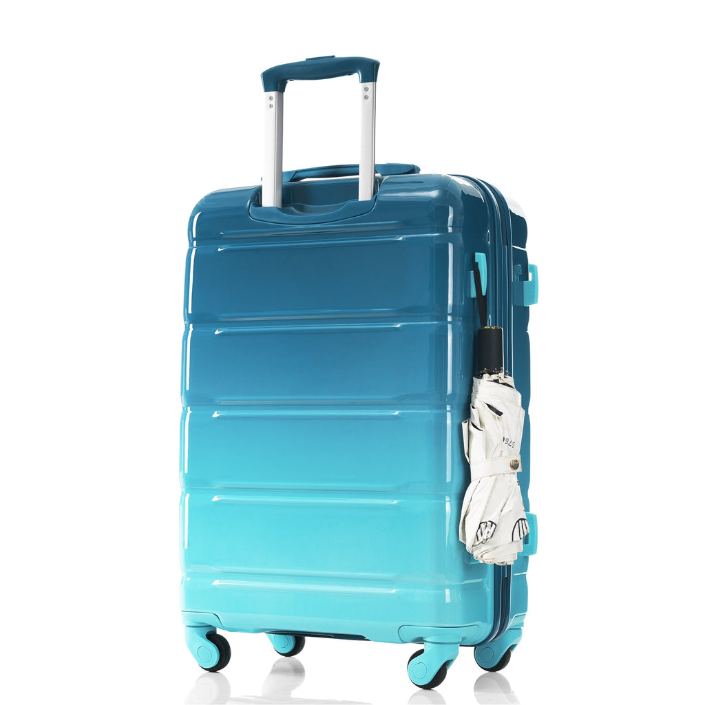Azor 3-Piece USB Carry-On Set, Smart Travel ABS+PC, TSA Lock