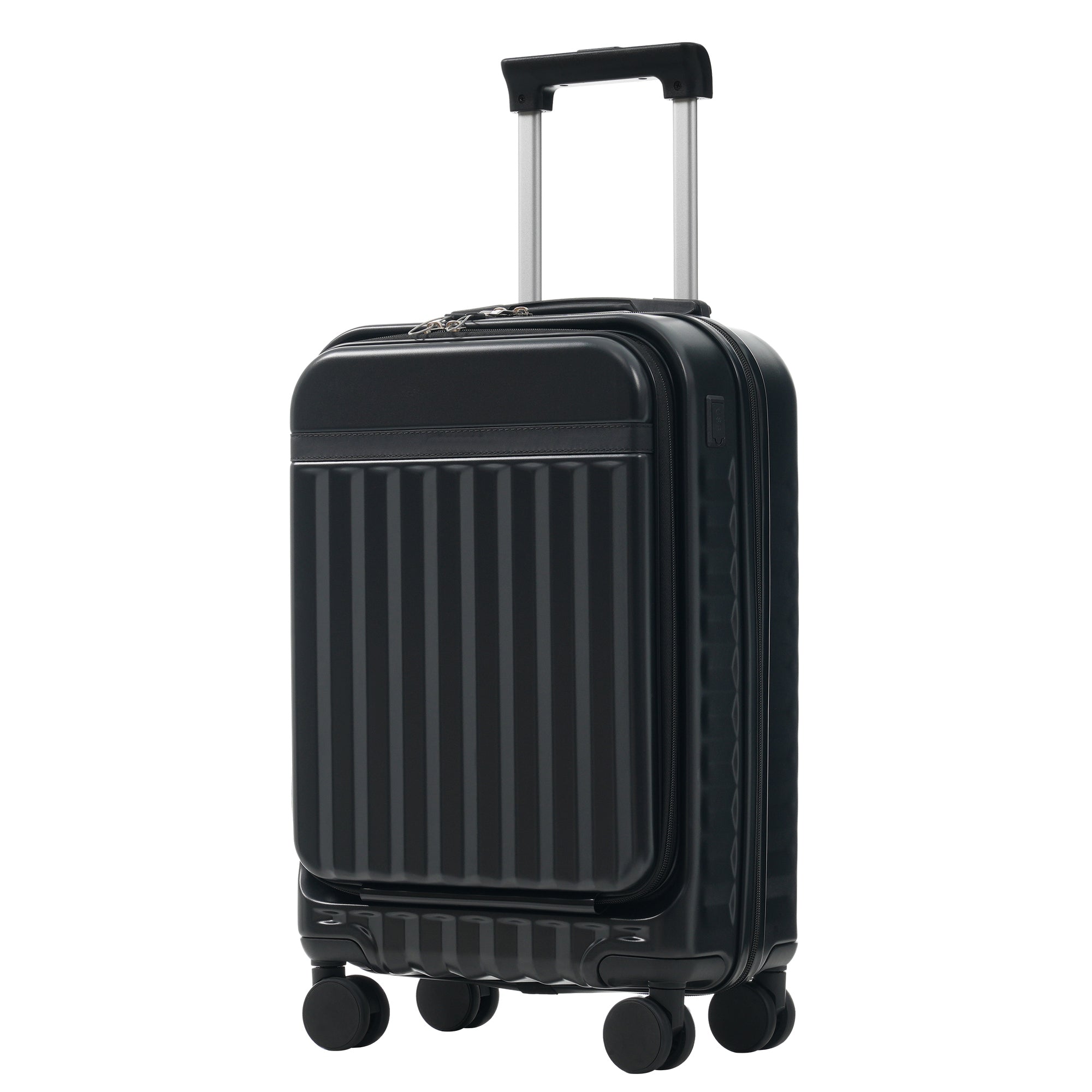 Azor 3-Piece Expandable Carry-On Set, Front Pocket, TSA Lock