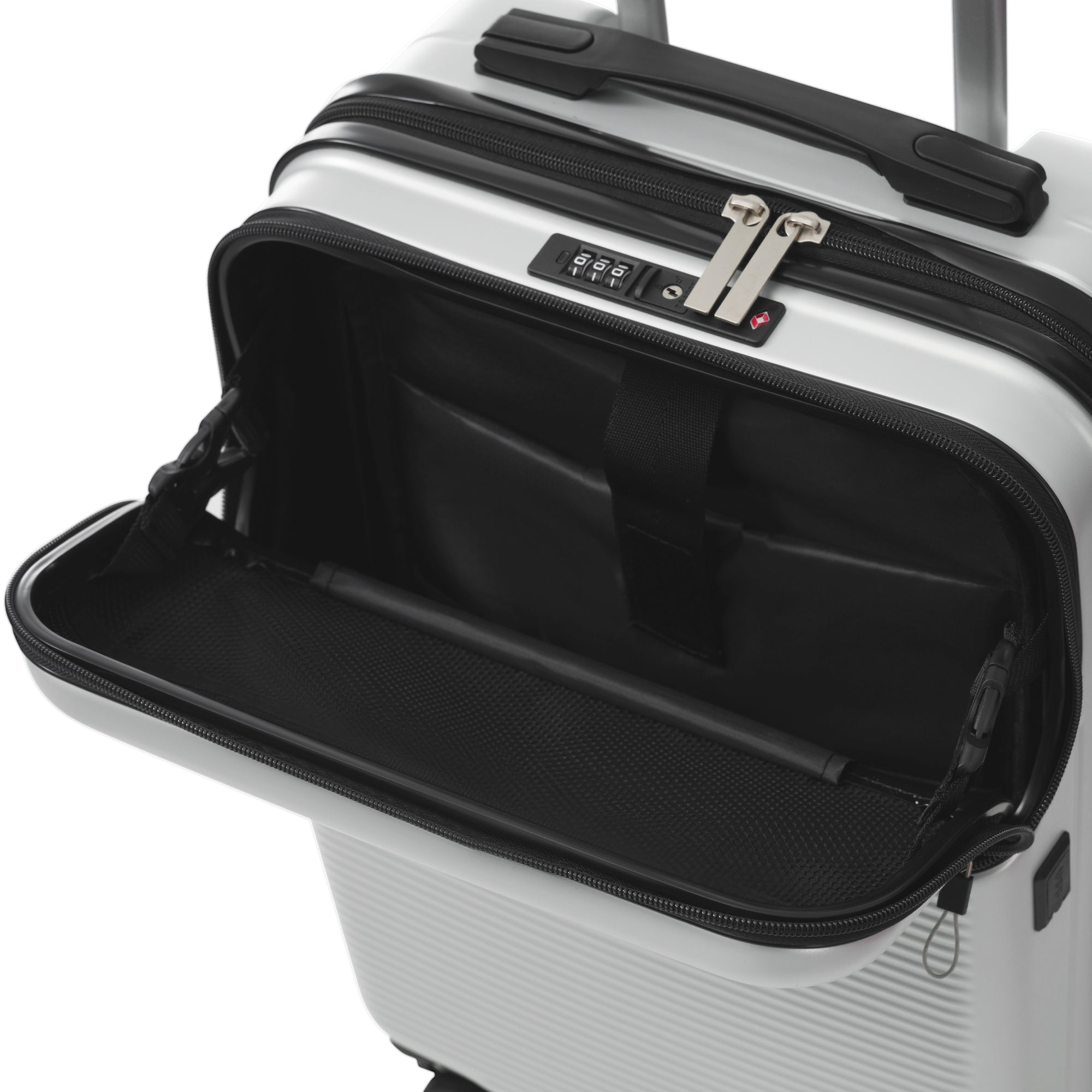 Azor Silver 5-Piece Luggage Set, Complete Travel System, TSA Lock