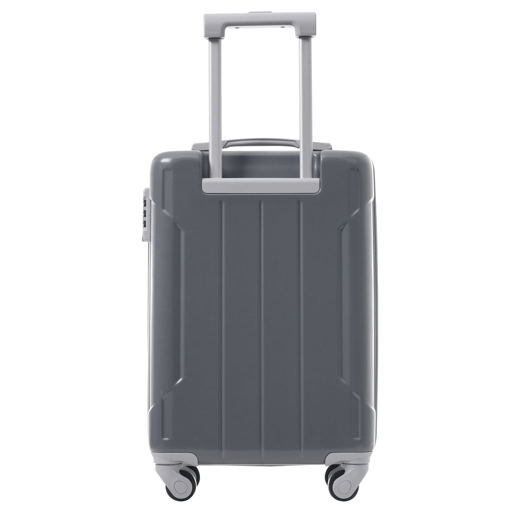 Azor Black & Brown Luggage Set, Timeless Travel Style, TSA Lock