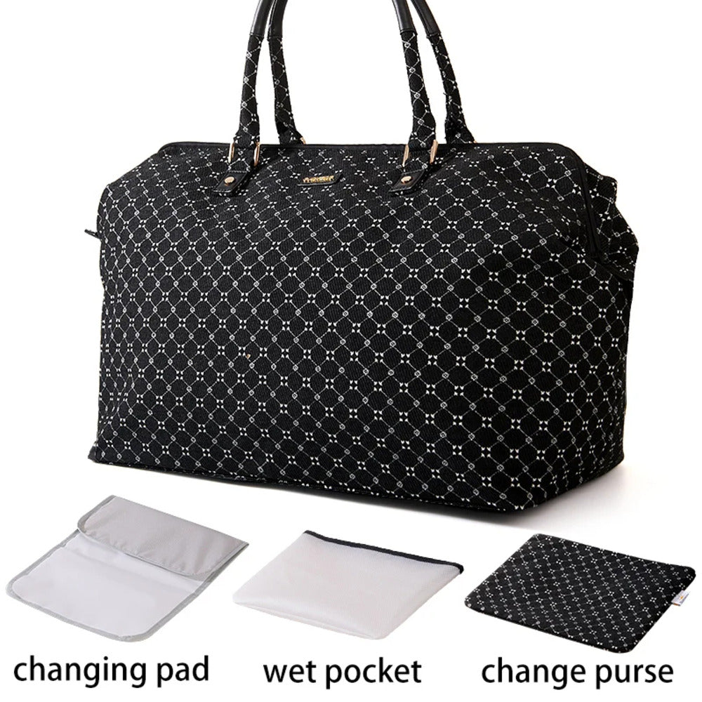 Azor Travel Duffle Bag, Spacious Weekender, Trolley Sleeve