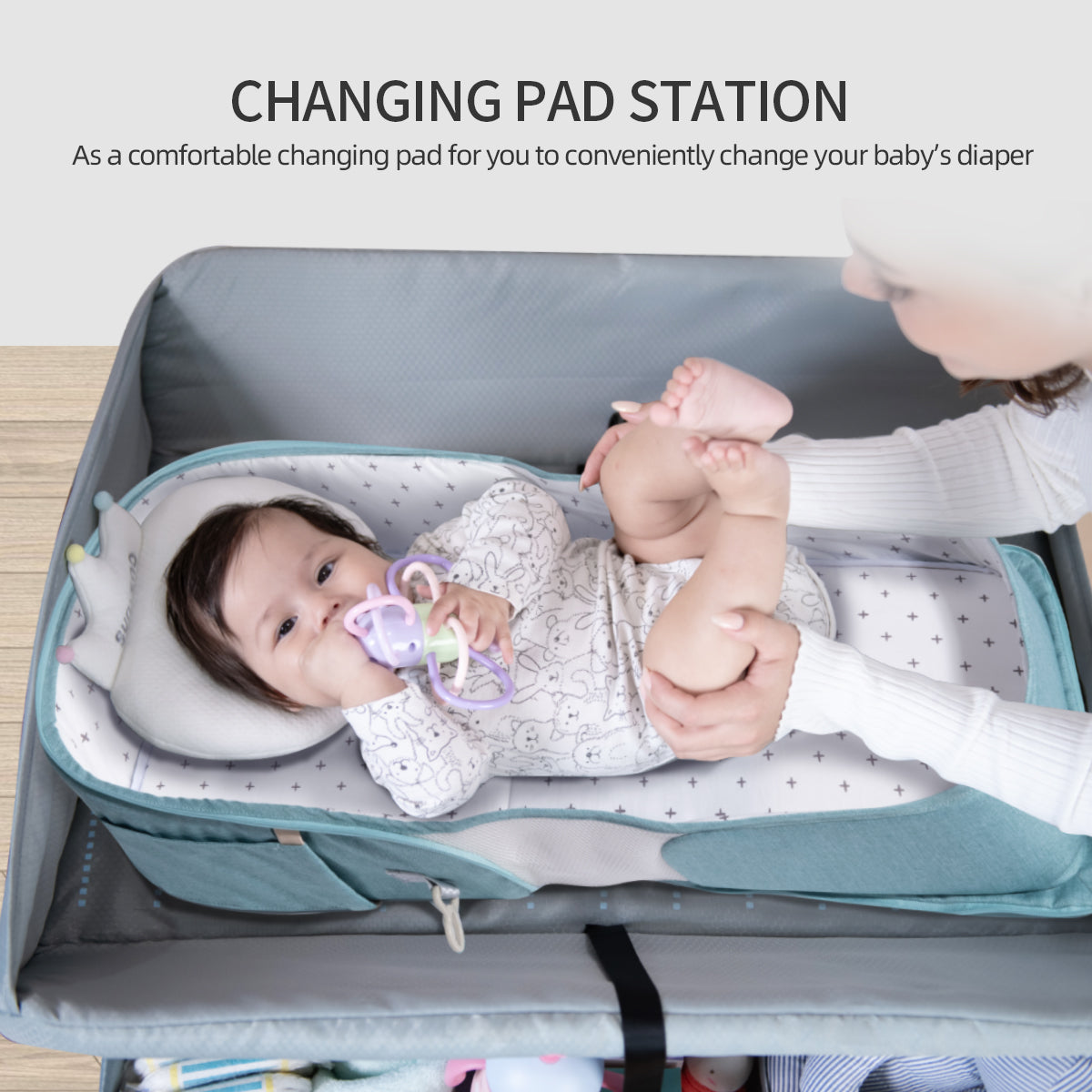 Azor Portable Diaper Bag Backpack