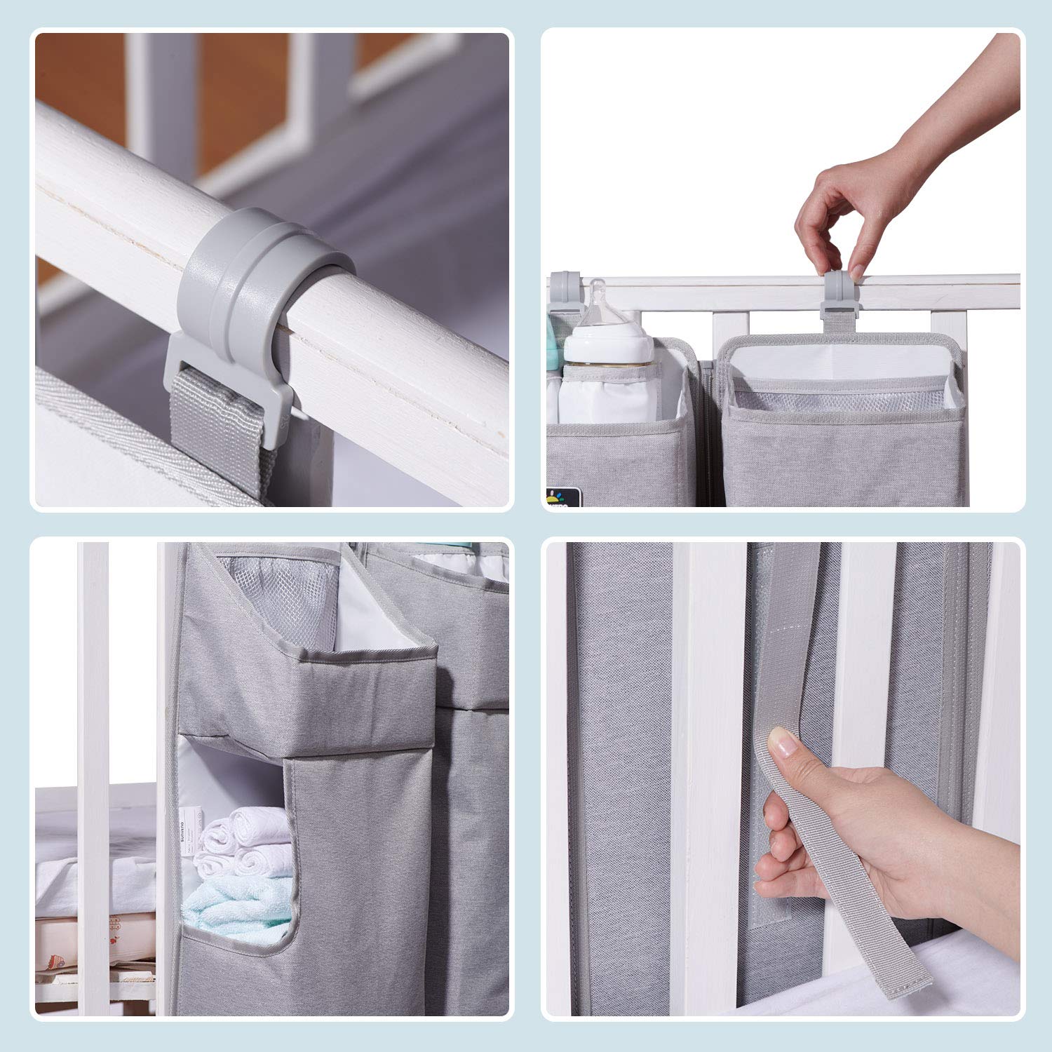 Azor Baby Diaper Caddy With Dividers