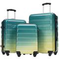 Azor 3-Piece PC Hardshell Set, Premium Travel Trio, TSA Lock