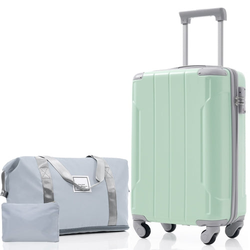Azor Black & Brown Luggage Set, Timeless Travel Style, TSA Lock