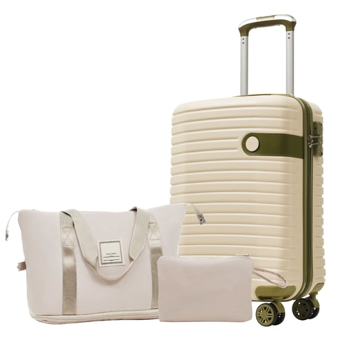 Azor 3-Piece Travel Set, Carry-On, Weekender & Toiletry, TSA Lock