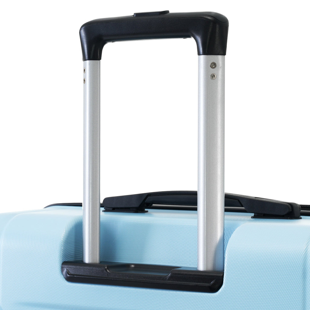 Azor Light Blue ABS Luggage Set, Travel in Colour, TSA Lock