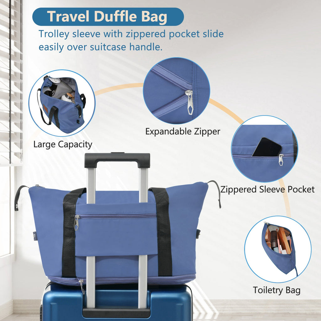 Azor Black & Brown Luggage Set, Timeless Travel Style, TSA Lock