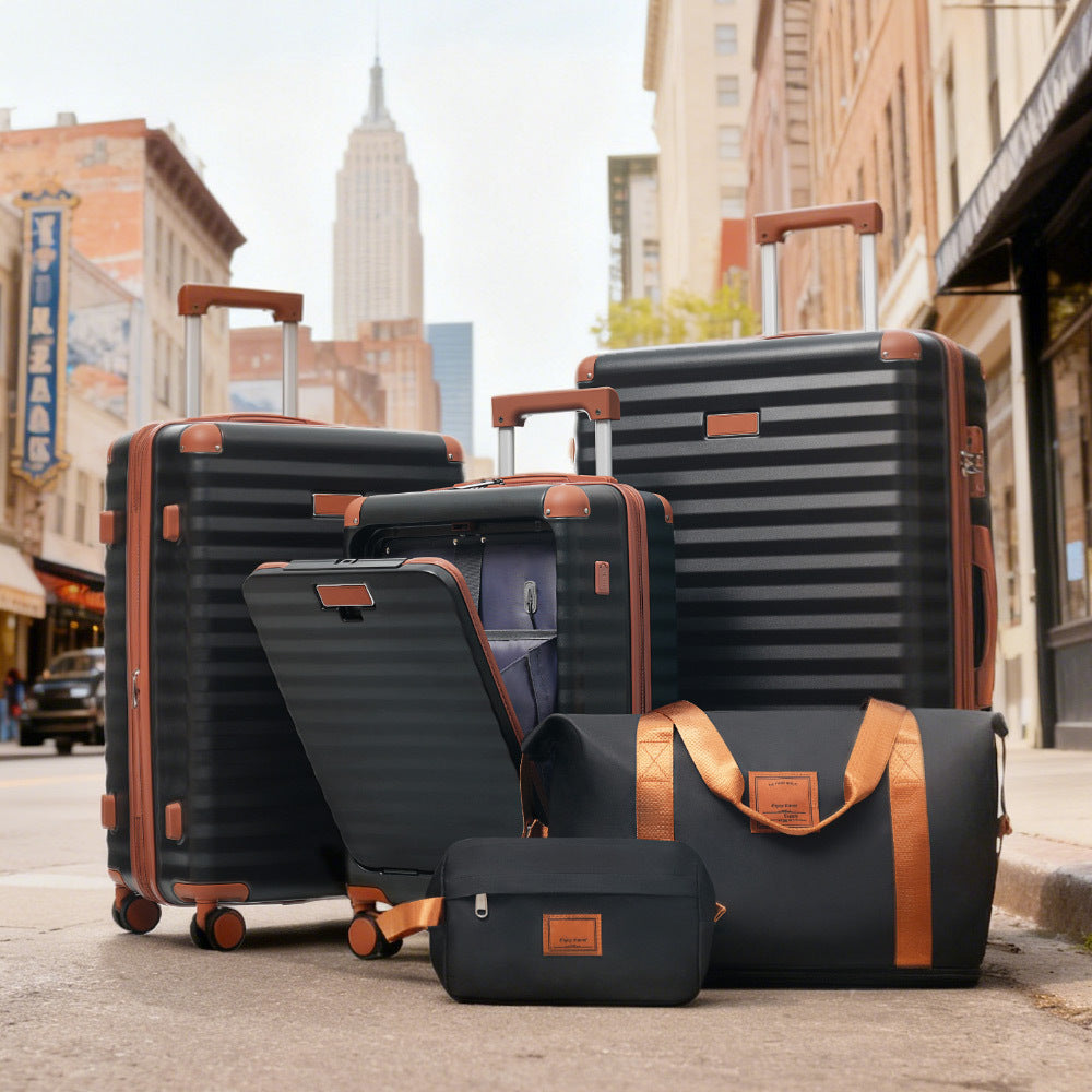 Azor 5-Piece Hardshell Carry-On Set, Complete System, Spinner Wheels