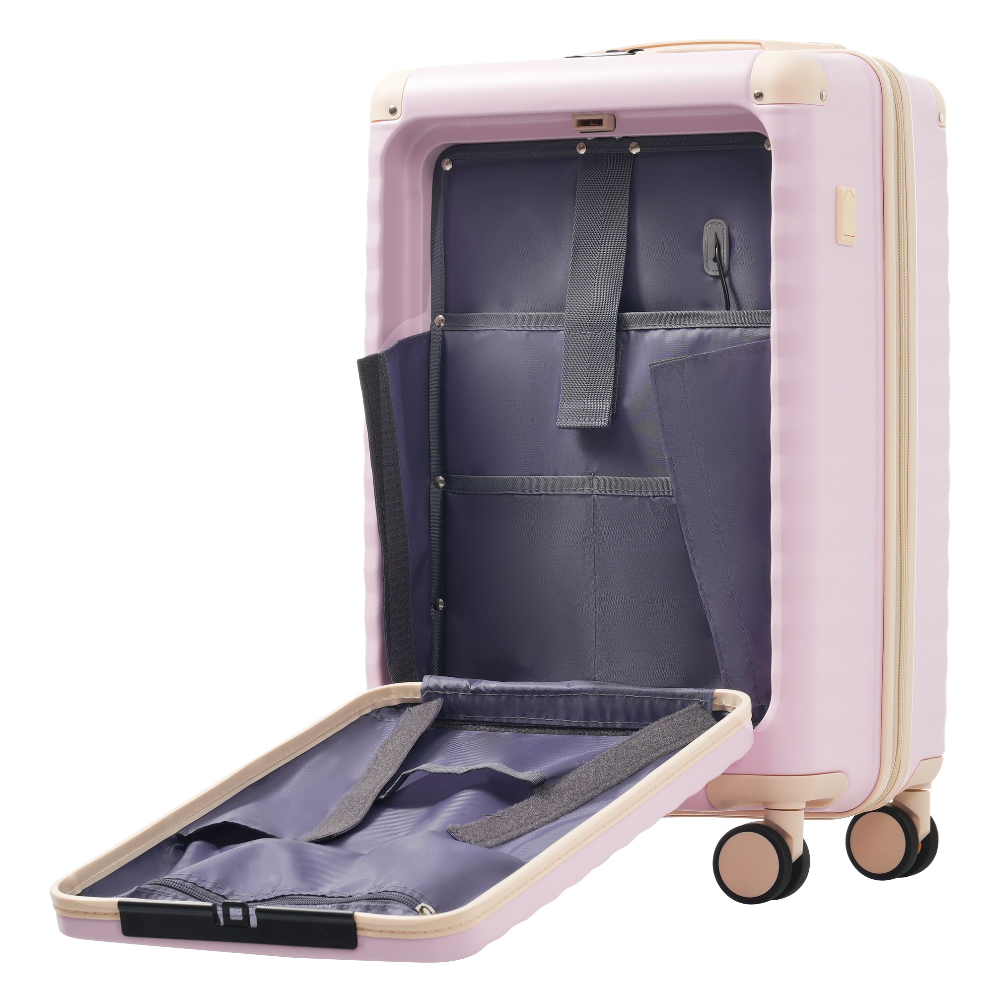 Azor 5-Piece Hardshell Carry-On Set, Complete System, Spinner Wheels