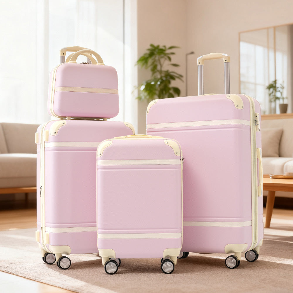 Azor Blue ABS Luggage Set, Travel Organisation System, TSA Lock