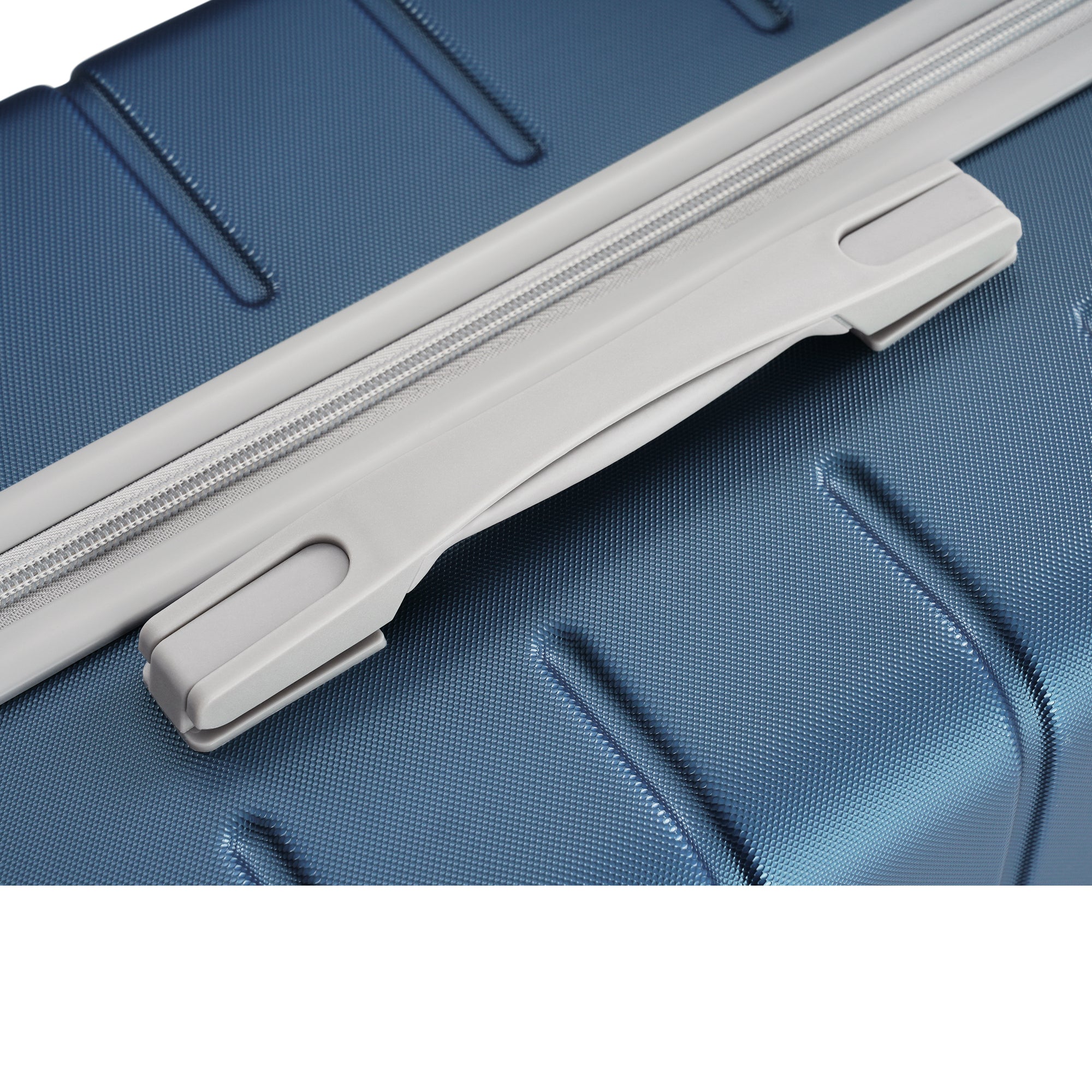 Azor Blue PC Luggage Set, Lightweight Travel Trio, TSA Lock