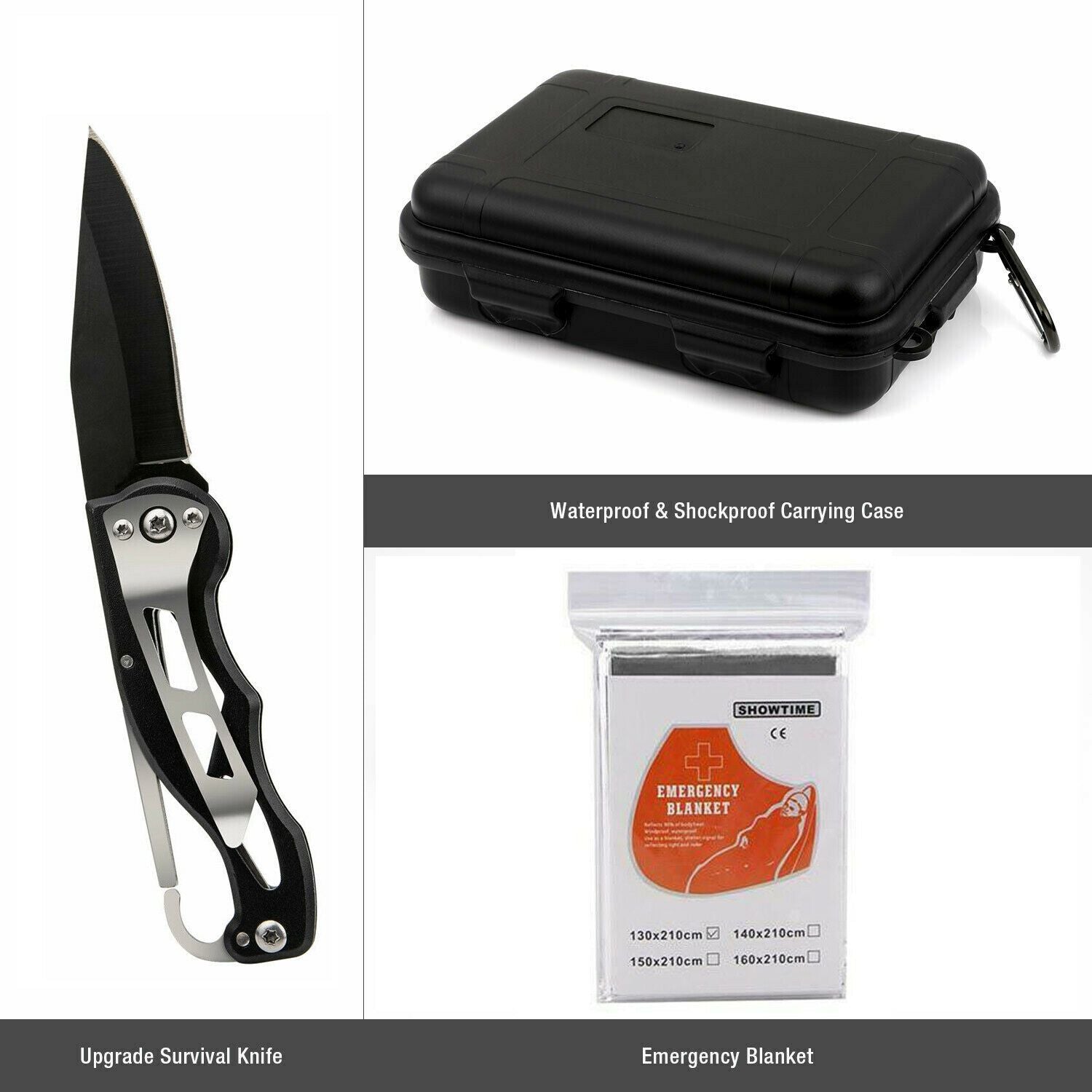 Azor 14 In 1 Outdoor Emergency Survival And Safety Gear Kit